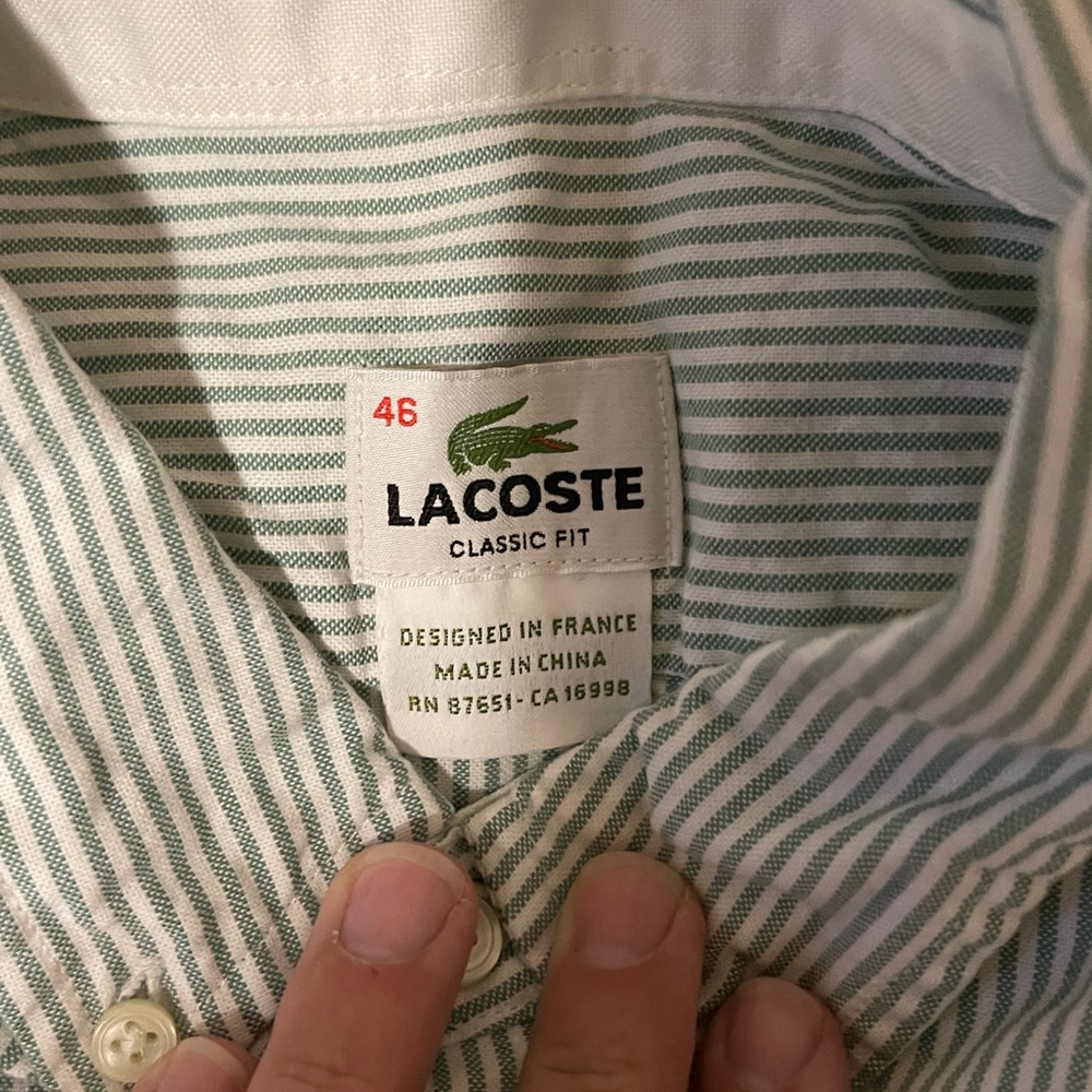 Lacoste Button Down - image 3